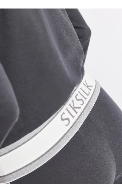 Sik Silk Grey Elevate Zip Track Top