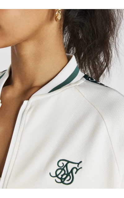 Sik Silk Dámský Béžový Bomber Luxe Club