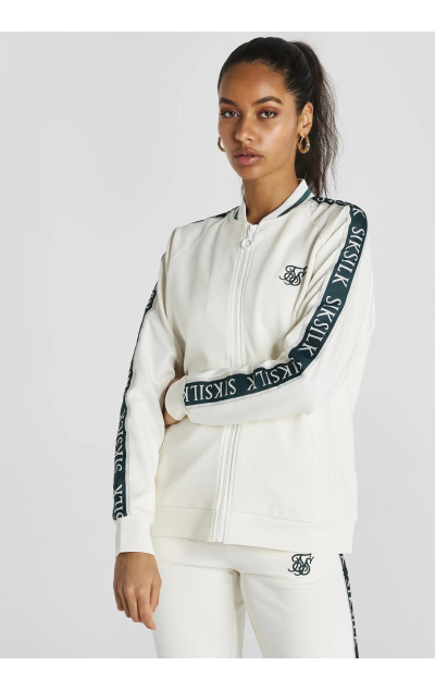 Sik Silk Dámský Béžový Bomber Luxe Club