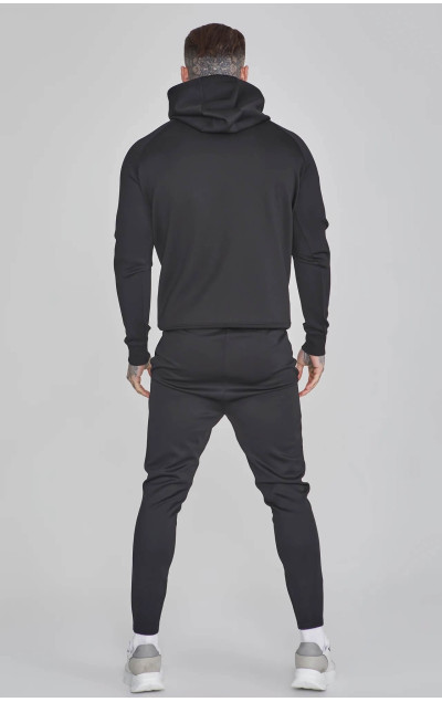 Sik Silk Black Essentials Poly Joggers