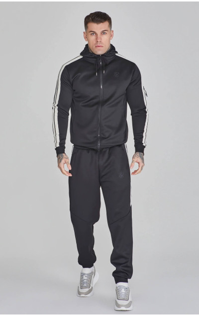 Sik Silk Black Full Zip Hoodie