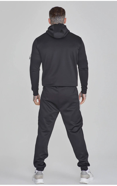 Sik Silk Pánská Černá Mikina Full Zip