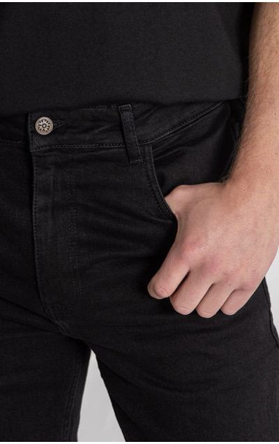 Gianni Kavanagh Pánske Čierne Jeansy Core Slim Fit