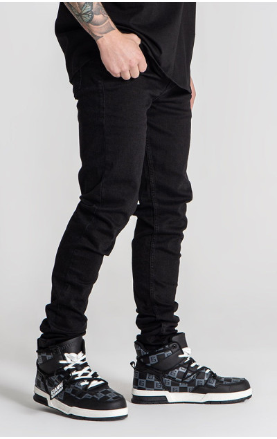 Gianni Kavanagh Pánske Čierne Jeansy Core Slim Fit