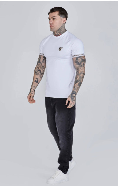 Sik Silk White Tech T-Shirt