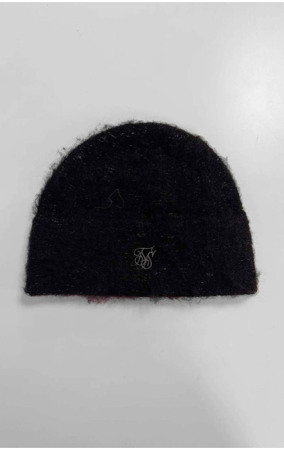 Sik Silk Černá Zimní Čepka Knitted Beanie