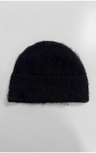 Czarna Zimowa Czapka Sik Silk Beanie