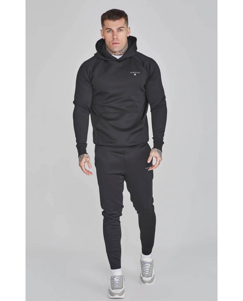 Sik Silk Men s Black Essentials Poly Tracksuit