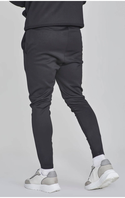 Sik Silk Black Essentials Poly Joggers