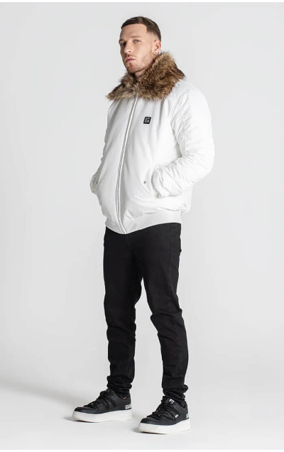 Gianni Kavanagh White Core Bomber Jacket