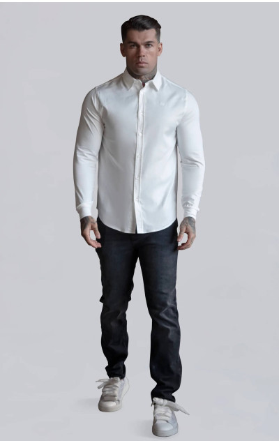 Sik Silk Pánska Biela Košeľa Essentials