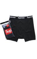 Supreme Pánské Černé Boxerky Hanes