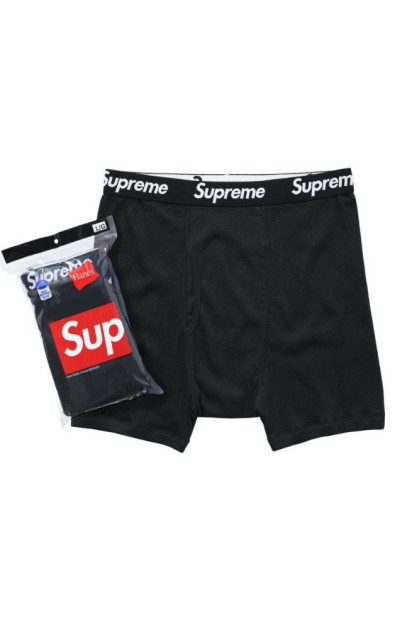 Supreme Pánské Černé Boxerky Hanes
