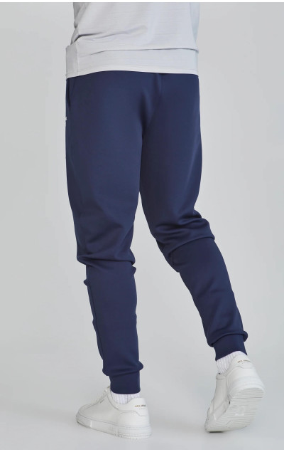 Sik Silk Męskie Niebieskie Spodnie Dresowe Essentials Poly Track