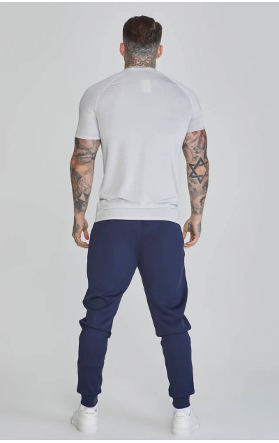 Sik Silk Męskie Niebieskie Spodnie Dresowe Essentials Poly Track