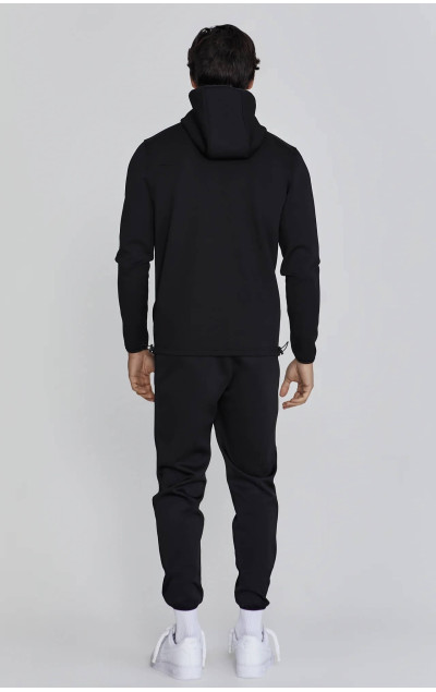 Sik Silk Black Full Zip Hoodie