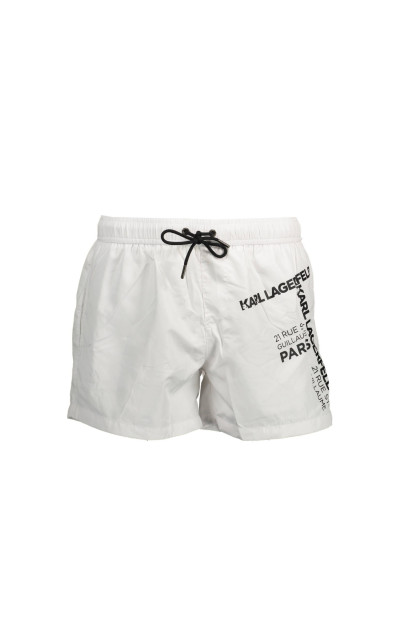 Karl Lagerfeld White Swimshorts