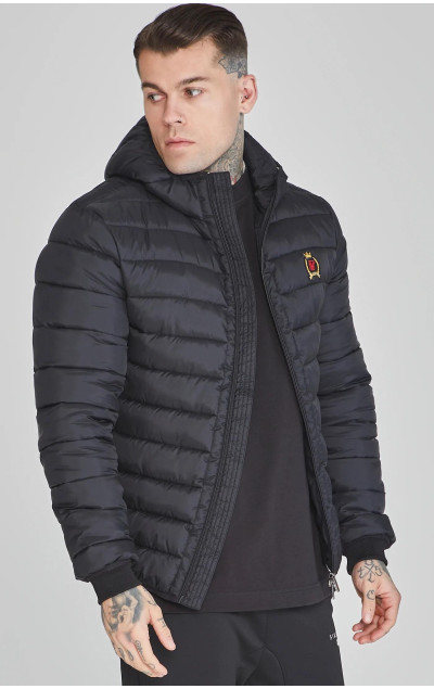 Sik Silk Black Bubble Jacket