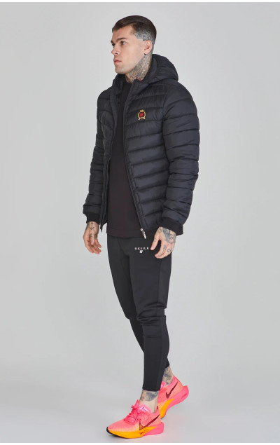 Sik Silk Black Bubble Jacket