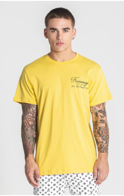 Gianni Kavanagh Yellow Showstopper Tee