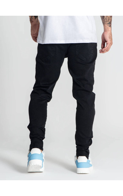 Gianni Kavanagh Black Button Up Zipper Jeans