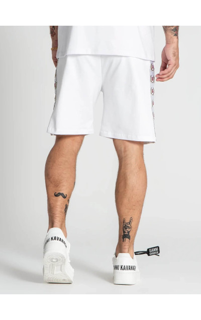 Gianni Kavanagh White Retro Shorts