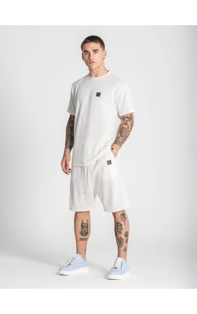 Gianni Kavanagh White Waffle Tee