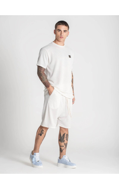 Gianni Kavanagh White Waffle Tee