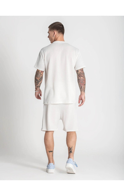 Gianni Kavanagh White Waffle Tee