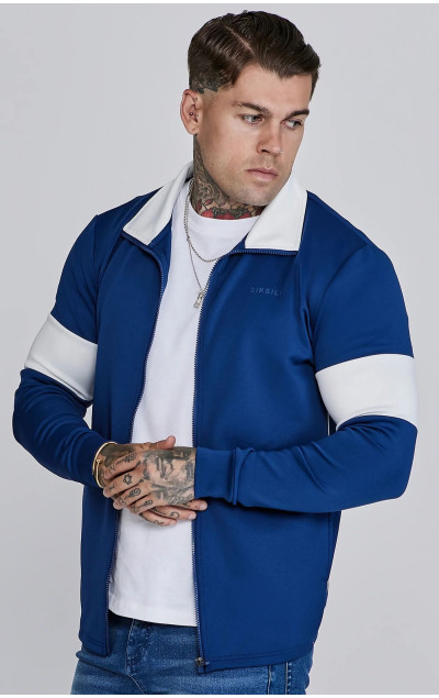 Sik Silk Pánská Modrá Mikina Track Top