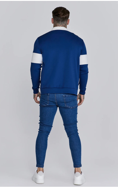 Sik Silk Pánská Modrá Mikina Track Top