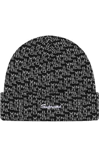 Supreme Fuck Off Beanie Black