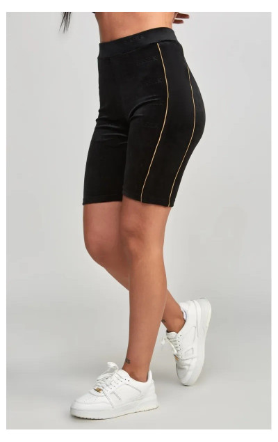 Sik Silk Black Legacy Debossed Cycle Short