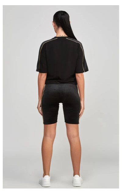 Sik Silk Black Legacy Debossed Cycle Short
