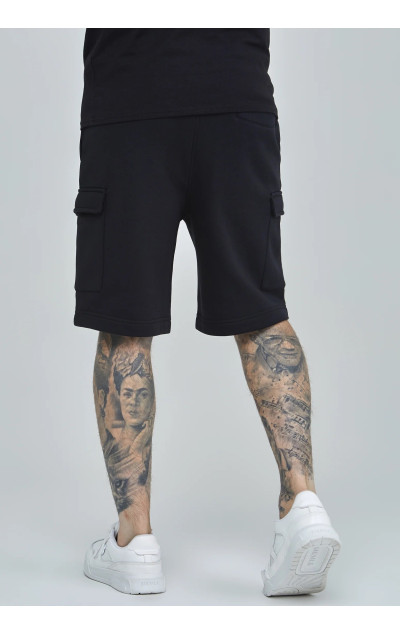 Sik Silk Pánske Čierne Kraťase Essential