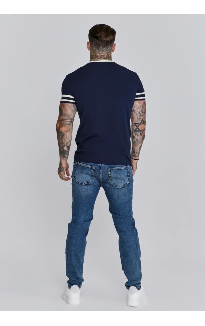 Sik Silk Navy Tournament T-Shirt