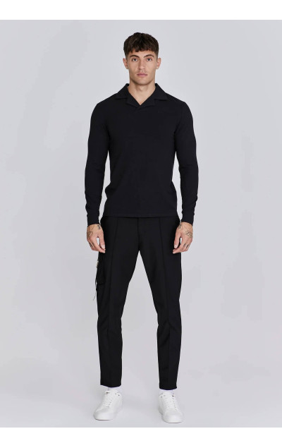 Sik Silk Black Flight Cargo Pant