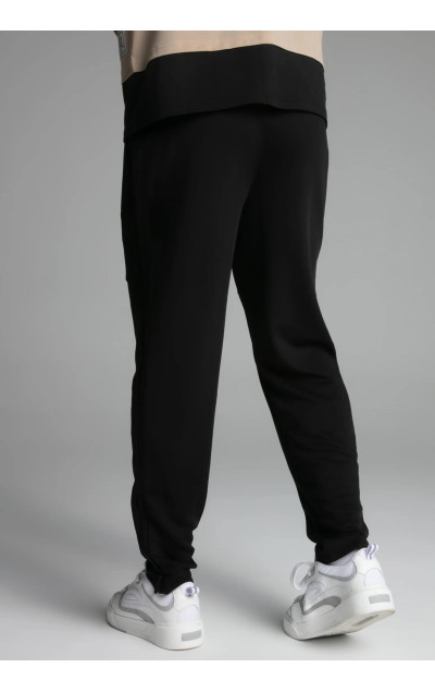 Sik Silk Black Track Pants
