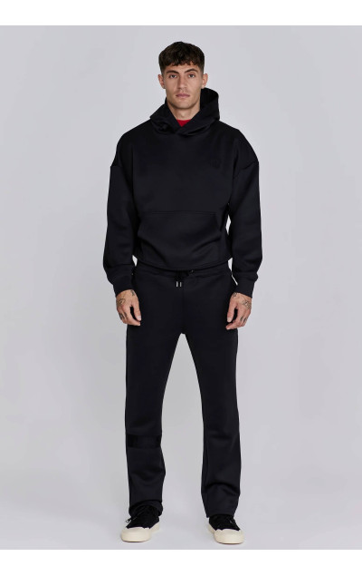 Sik Silk Black Oversized Dynamic Hoodie