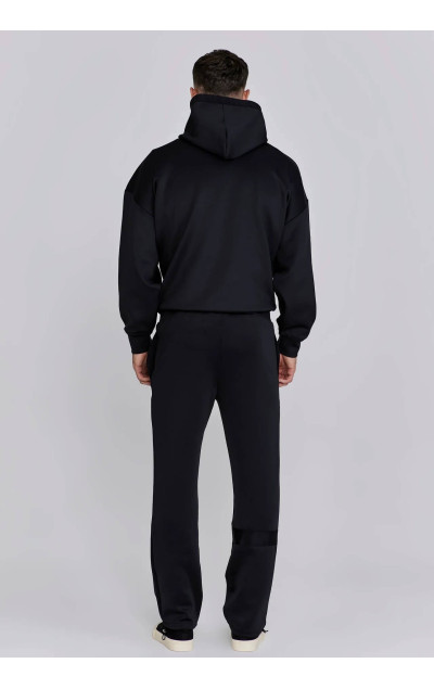 Sik Silk Męska Czarna Bluza Oversized Dynamic