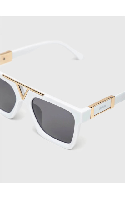 Gianni Kavanagh Slnečné Biele Okuliare Eagle Sunglasses