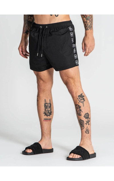 Gianni Kavanagh Black Nouveau Swimshorts