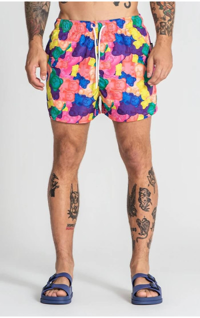 Gianni Kavanagh Multicolor Gummy Swimshorts
