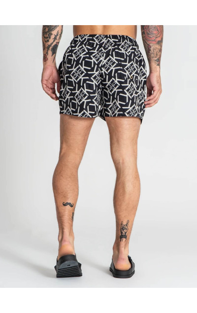Gianni Kavanagh Black Gatsby Gold Swimshorts