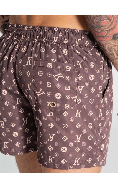 Gianni Kavanagh Brown ChoKo Swimshorts