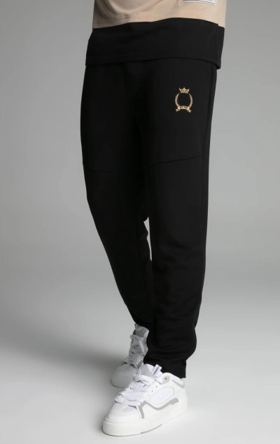 Sik Silk Black Track Pants