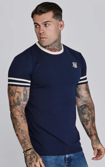 Sik Silk Navy Tournament T-Shirt