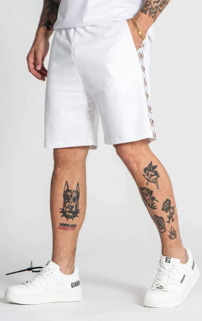 Gianni Kavanagh White Retro Shorts