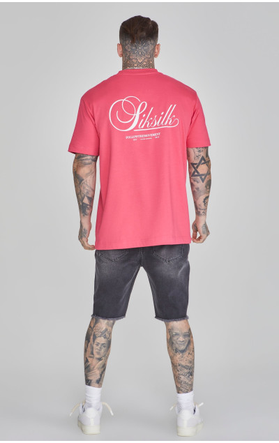 Sik Silk Męskie Czarne Szorty Denim