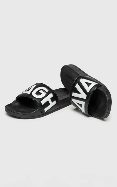 Gianni Kavanagh Black Futura Sliders